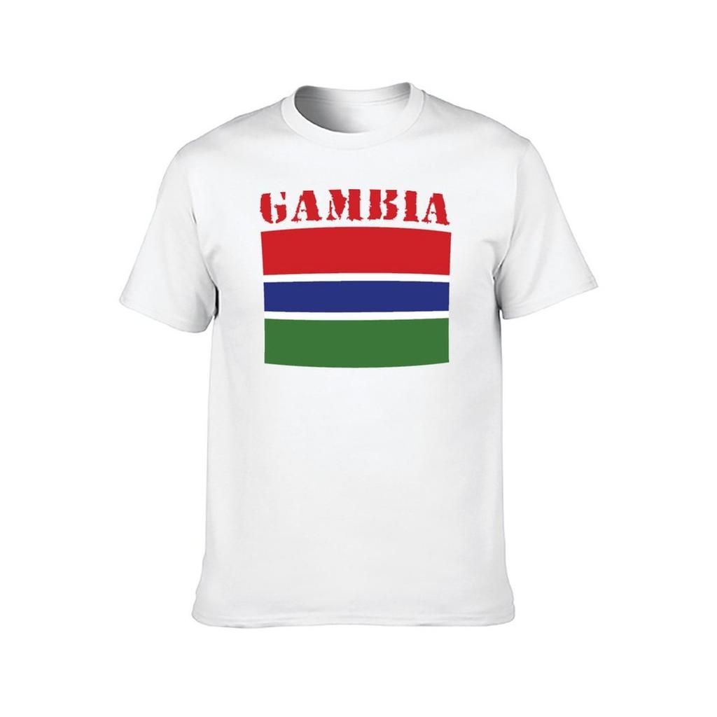 Gambia TShirt t shirts for man cotton funny printed t shirts for man TShirt