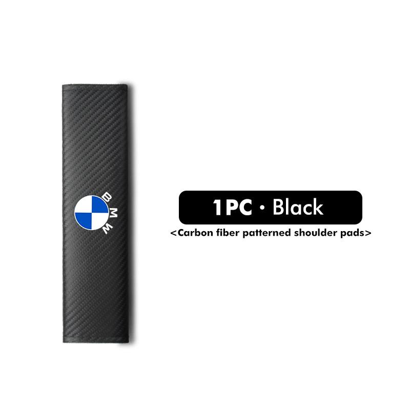 Universal Carbon Car Seat Shoulder Strap Pad Protection Cover For BMW Performance X1 M3 M6 F01 F02 E34 E36 E60 F10 F20 X6 ZJ4