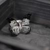 Forest Style Realistic Butterfly Ring Vintage Opening Ring Dreamlike Butterfly Ring  Decoration