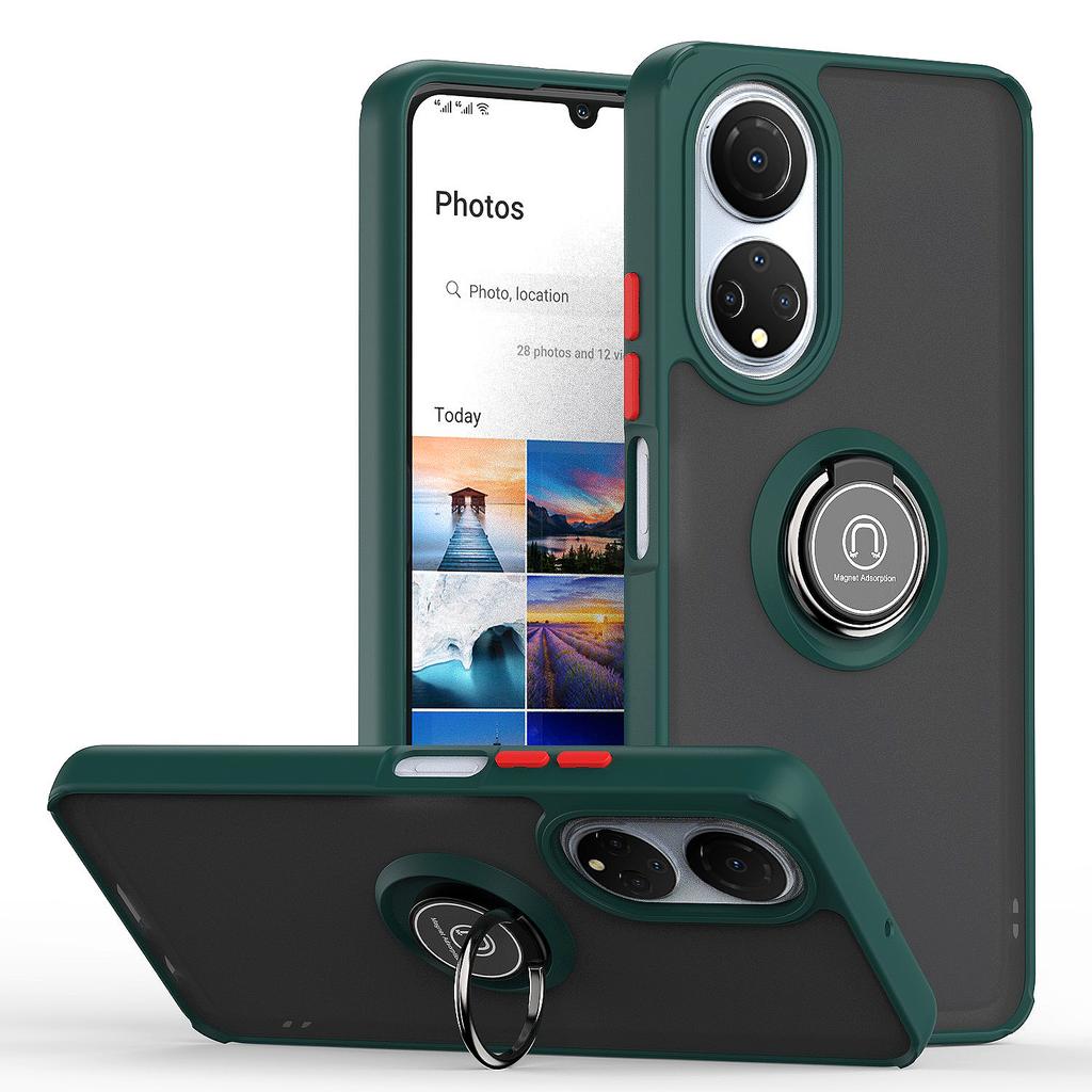 For Huawei Honor X7 Shockproof Cover 360° Rotate Bracket Case Ring Magnetic Support Honor X7 Case Magnetic Holder Phone Case