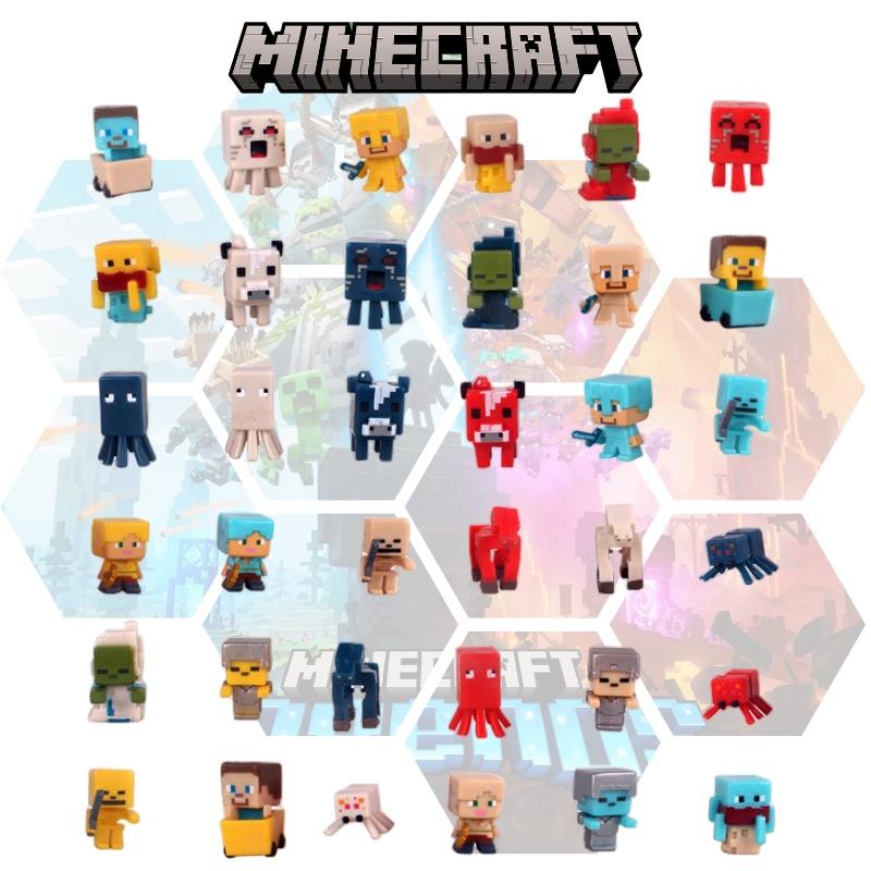 Minecraft Toy Building Blocks Collection Creeper And Ender Dragon Figurines