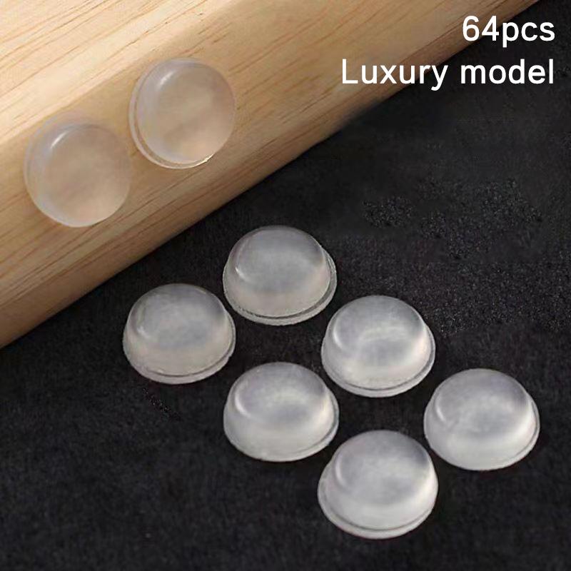 Transparent Silicone Collision-Proof Granular Wardrobe Door Anti-Collision Pad Mute Paste Buffer Anti-Sliding Anti-Glue Granules