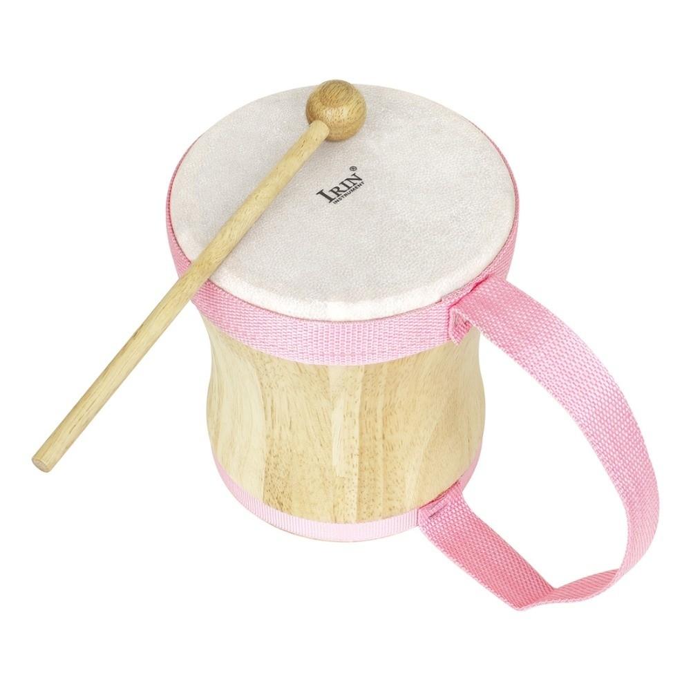 Wooden Wooden Tambourine Early Education Wooden Drums Professional Sheepskin Drum  For Children