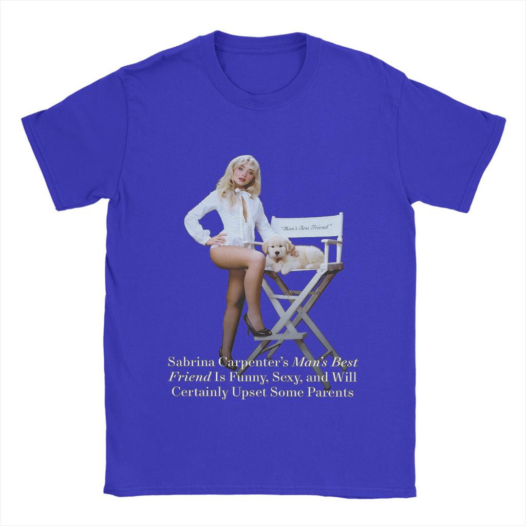 Sabrina Carpenters   T-Shirts Men  Novelty Cotton Tees Crewneck Short Sleeve T Shirt Gift Idea Clothes