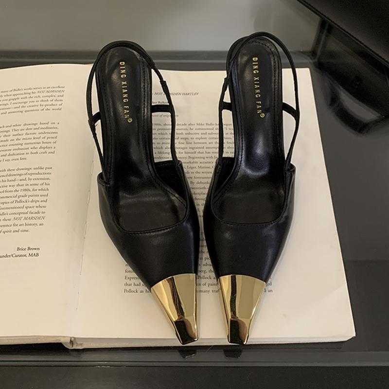 Fashion SUOJIALUN 2024 New Brand Women Sandal Fashion Mix Color Ladies Eelgant Outdoor Dress Slingback Shoes Thin High Heel Sexy Pumps S