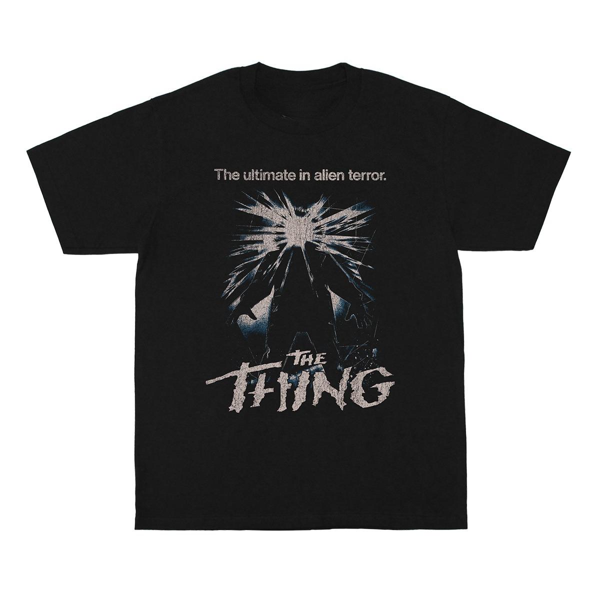 

The Thing T Shirt John Carpenter 80S Horror SiFi Cult Movie They Live Halloween Prince of Darkness Unisexs Cotton Printed Shirt 4XL