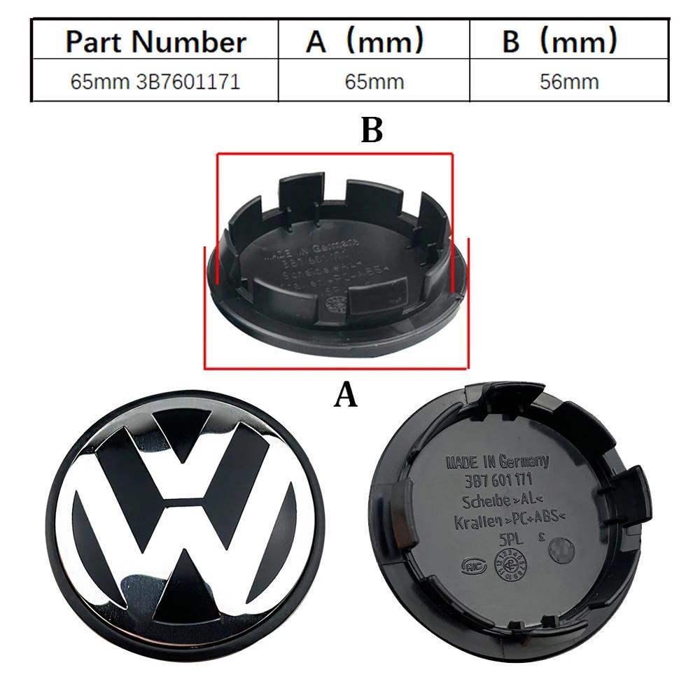 rsq1 Car Wheel Center Hub Caps Cover 4pcs 55mm 56mm 65mm 70mm for VW Volkswagen Golf Polo Passat Touran CC B5 B6 B7 Jetta accessories