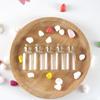 10PCS Small Glass Bottles with Cork Stoppers DIY Decoration Mini Glass Vials Cork Message Glass Vial Wishing Bottles