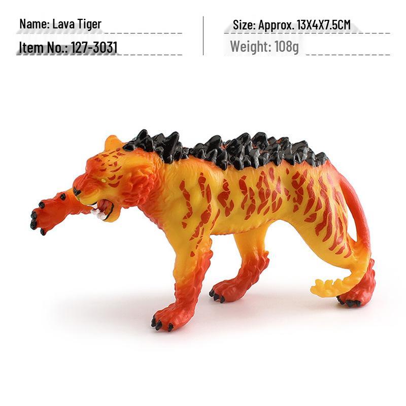 Western Mythical Animal Models: Ice Monster, Tree Spirit, Gorilla, Ice Crystal Tiger, Lava Tiger