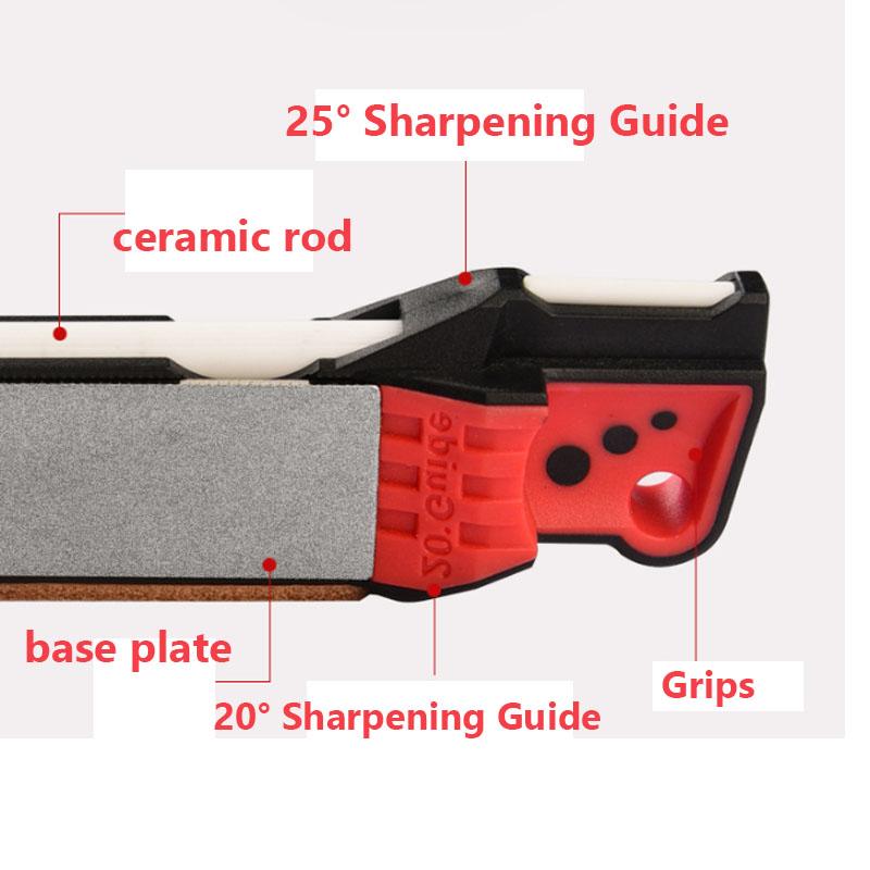 Kitchen Knife Sharpener Double-sided Diamond Whetstone Hone Whetstone Ceramic Knife Sharpening Stone Kitchen Accessories