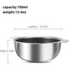 Tri-ply Nonstick StockPot/Cooking Bowl,Compatible with Induction, Gas, and Open Flame Stoves, Made of 316 Stainless Steel with Honeycomb Texture
