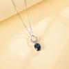 925 sterling silver Natural London blue topaz gemstone Earring Ring pendant necklace fine jewelry for women Anniversary and Engagement Gift