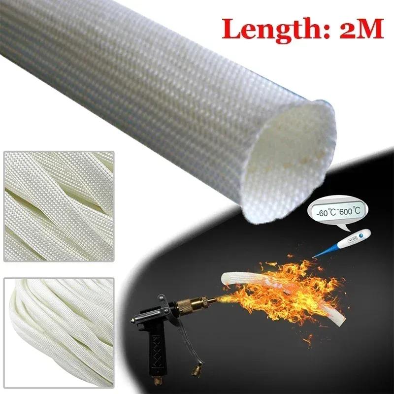 22/24mm 2M Glass Fibre Exhaust Pipe Thermal Insulation Hose Cover For Webasto For Eberspacher Exhaust Hose Lagging Insulation