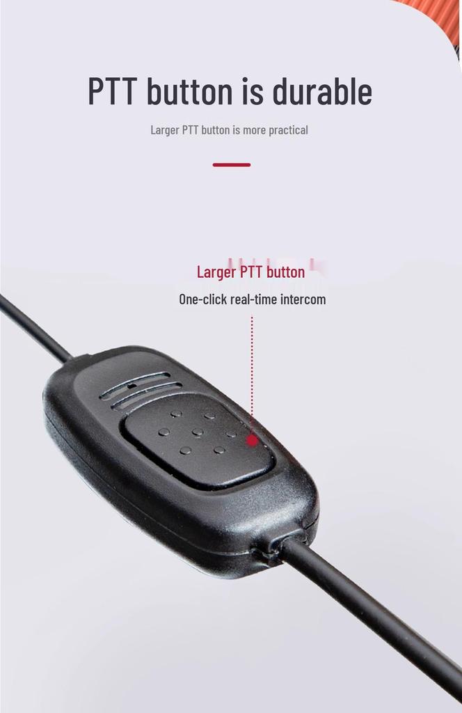 F8 Noise Cancelling Walkie Talkie Earpiece with Mic Compatible with Baofeng 888S UV-K5 K6 8800 8600