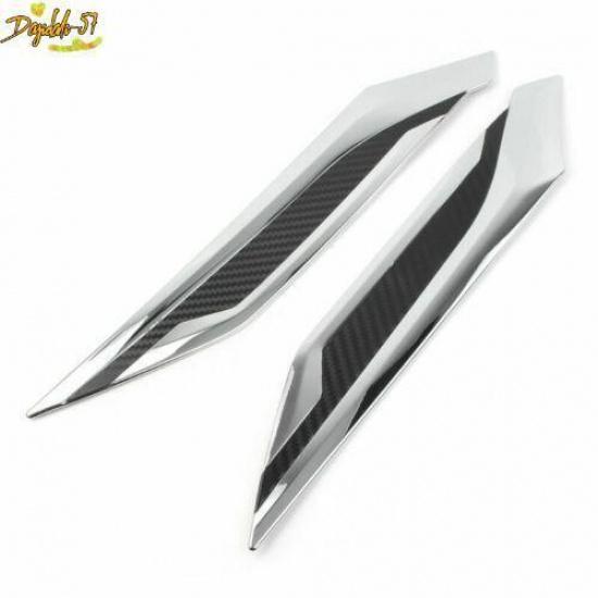 2pcs For   Toyota RAV4 Headlight Eyebrow Molding Cover Trim Decor