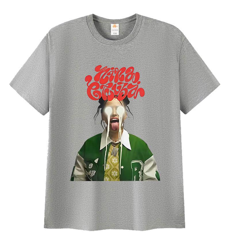 Nina Chuba Arena Album 2025 Merch T Shirt Men Women Fashion Vintage Short Sleeve T-shirts Hip Hop Oversized Cozy Cotton T-shirt