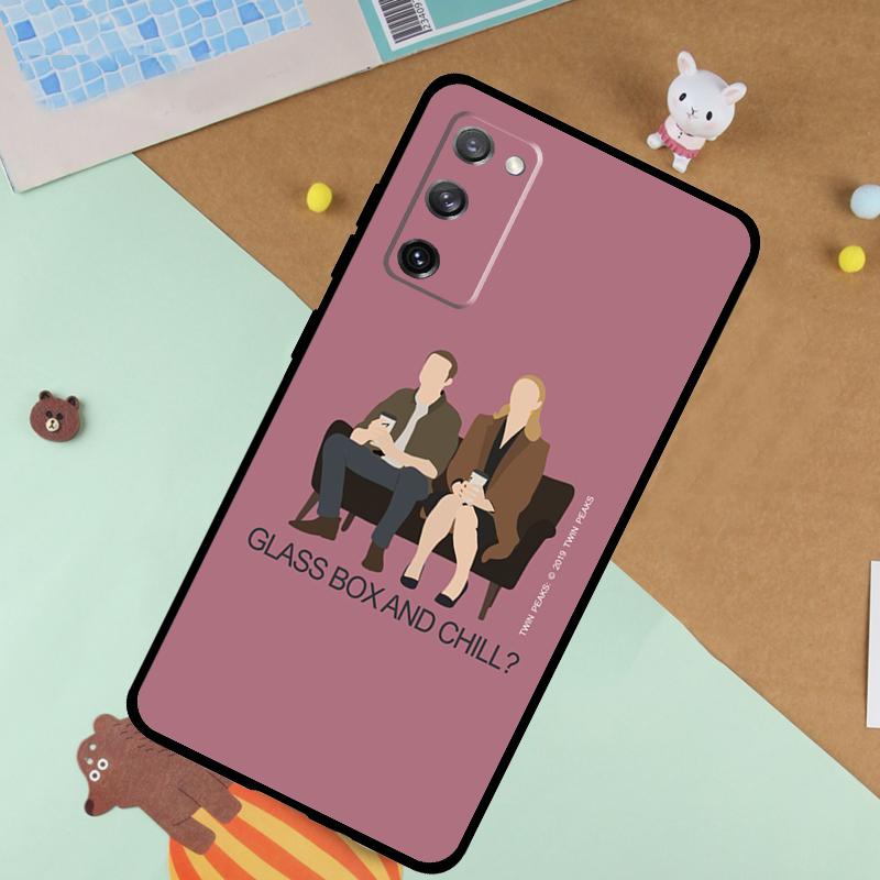 Twin Peaks Meanwhile Soft Case For Samsung Galaxy S25 Ultra S9 S10 S20 S21 S22 S23 S24 Plus S24 FE Funda Cover