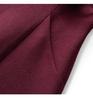 Elegant Woolen Skirted Dress with Waist-Cinch for Autumn/Winter