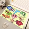 1pc Happy Tree Friends4 Print Area Rug - Soft, Washable Non-Slip Indoor Mat, Living Room, Home Office Decorative Rug,Office Decorative