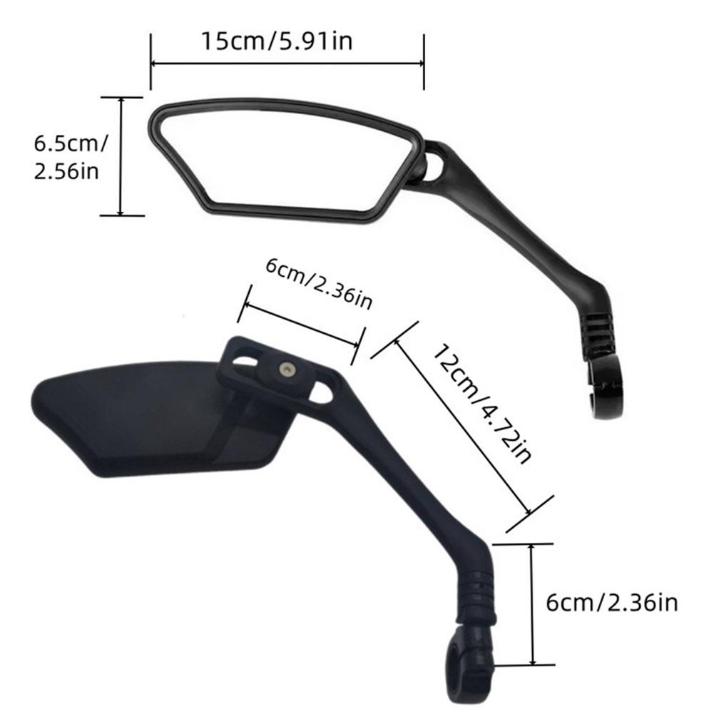 Universeller Rückspiegel, Fahrradspiegel Lenkerhalterung, 360° drehbare Fahrradspiegel, Motorradzubehör