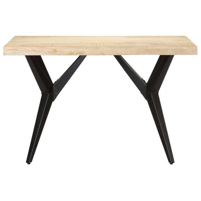 VidaXL Table de Salle à Manger Table de Cuisine Table à Dîner Table de Repas Meuble de Cuisine Maison Intérieur 120x60x76 cm 323560