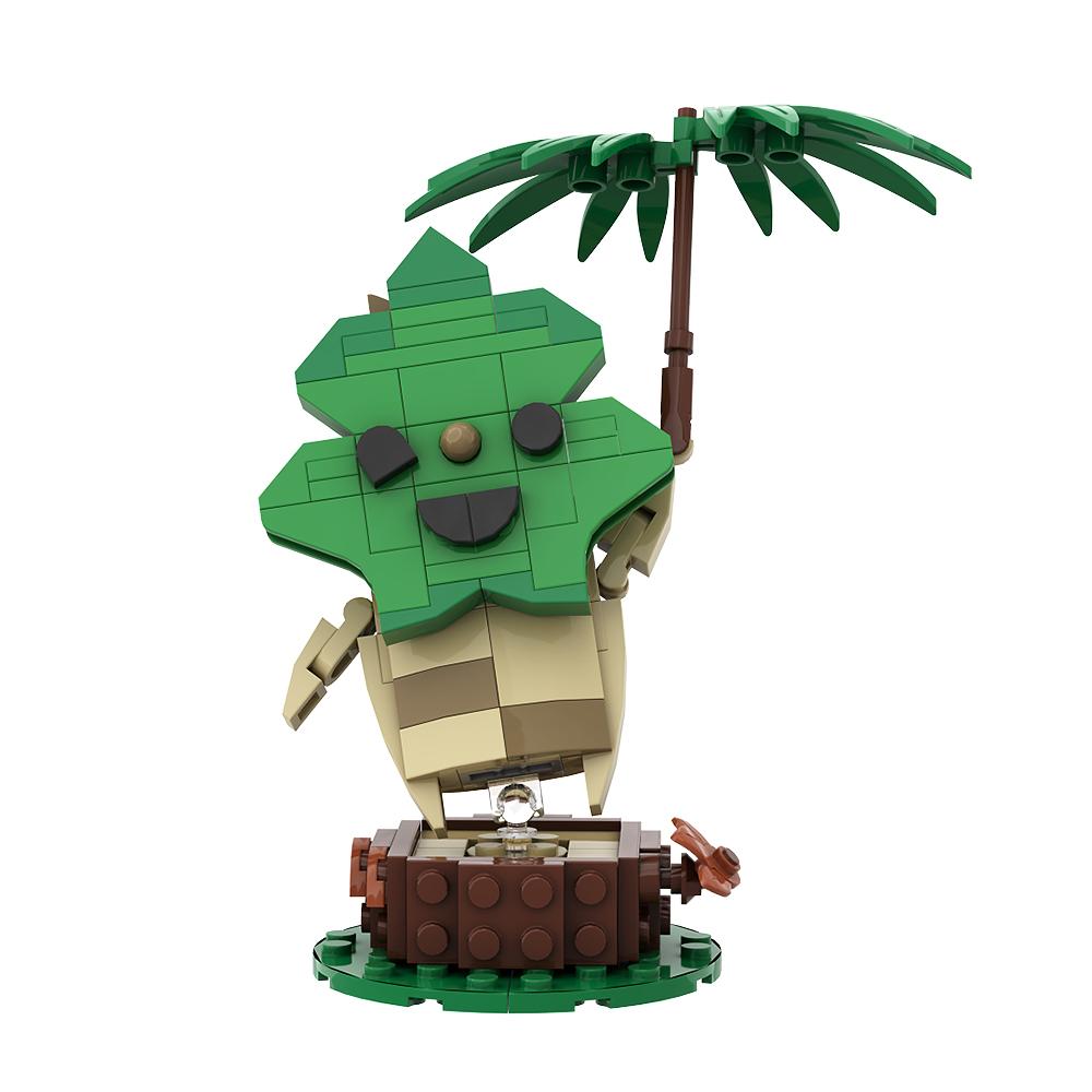 Gobricks Moc Zeldaed Yahaha Korok Brickheadz Model Bricks Zeldaed Game Figures Building Blocks Set Ruins Guardian Toys For Gift