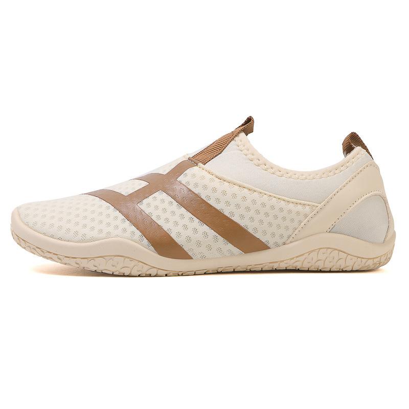

Мужская и женская универсальная тренировочная обувь Новая дышащая нескользящая фитнес-обувь Профессиональная обувь для йоги, приседаний, тяжелой атлетики Обувь для рыбалки 35 бежевый