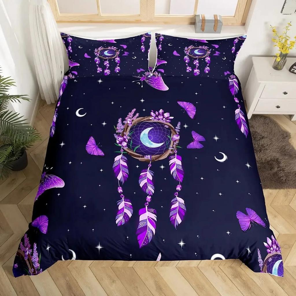 3D Symbole Wikinger Runen Bettbezug Set Bettwäsche Sets Doppelbettgröße, Nordischer Bettdeckenbezug Gewaschene Mikrofaser Tagesdecke Bezug