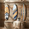 with Hook Wooden Surfboard Sign Tropical Surfboard Hanging Ornament  Festival Decor