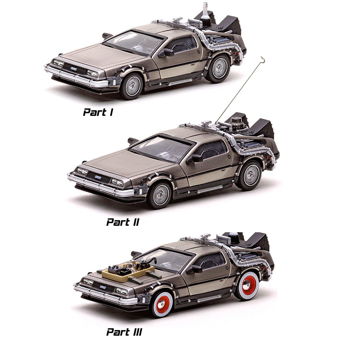 

VITESSE Delorean в масштабе Part Finish 24010 Назад в будущее II/Нержавеющая сталь 1/43