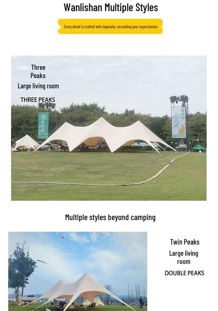 Giant Octopus Sunshade: Extra-Large Rainproof Camping Canopy Tent With Sun Protection