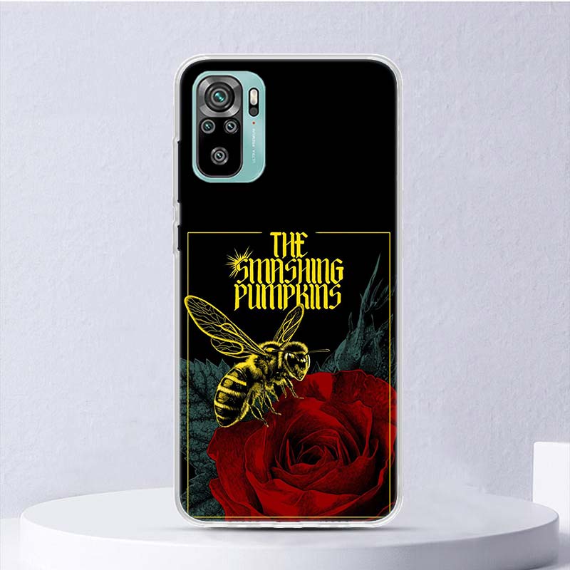 Rock The Smashing Pumpkins Soft Case For Xiaomi Redmi Note 14 14S 13 12S 11S 10S 12 11 10 Phone Cover 11T 11E Pro Plus 9 9S Shel
