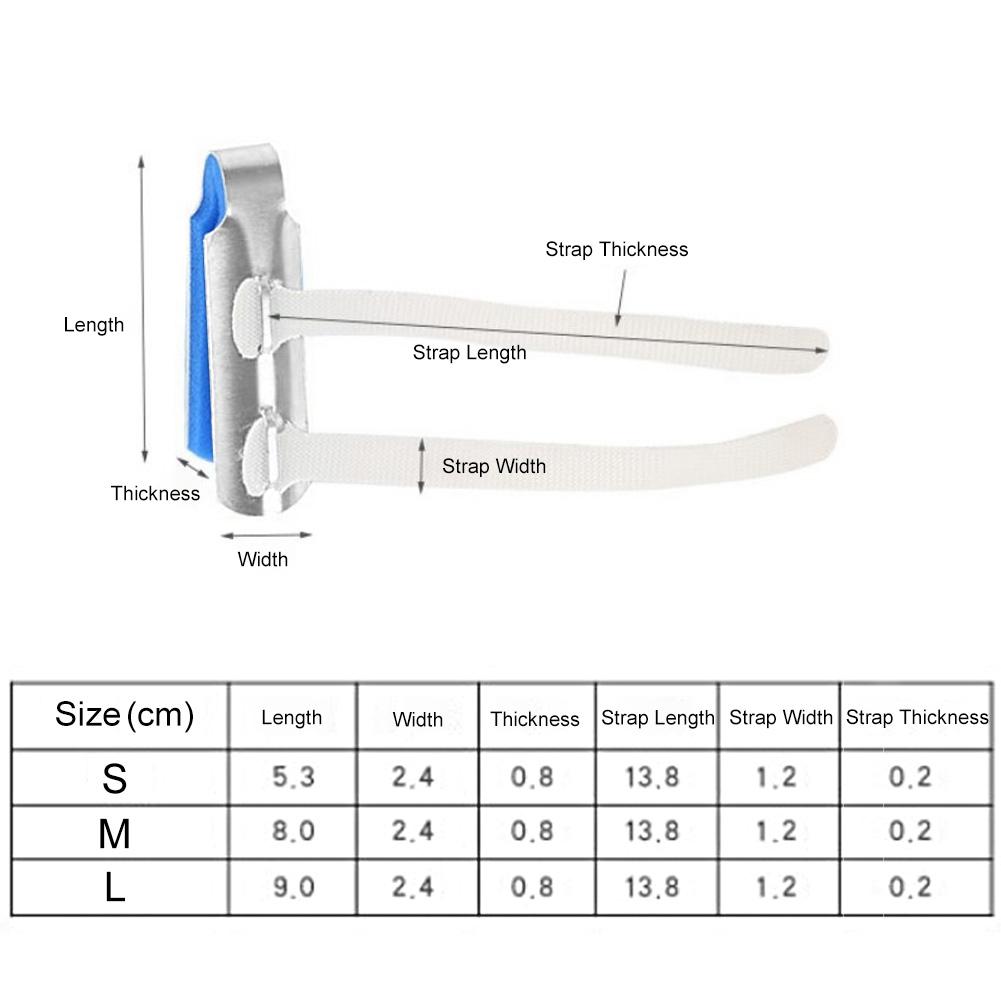 3 Sizes Finger Protector Correction Fracture Fixed Splint Brace Finger Pain Relief