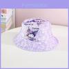 Stitch Kuromi Cartoon Print Fisherman Hat With Uv Protection For Outdoor Sun Shade