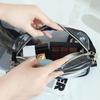 1Pc Mini Solid Color Transparent Pvc Portable Waterproof Shoulder Bag Suitable For Girls, White-Collar Outdoor Travel Shopping