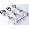 4cm/5cm/6cm Ice Cream Spoon Kitchen Ice Cream Potato Spoon Spring Handle Stainless Steel Fruit Spoon Kitchen Accessories
