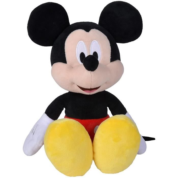 Simba- Plyšák Mickey 35cm, A2102208, Černá, Červená, Žlutá