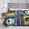 Ossis Band Flanell Decken Weiche Bettwäsche Überwürfe für Sofa Bett Reise Lustige Tagesdecke Sofa Bettbezug