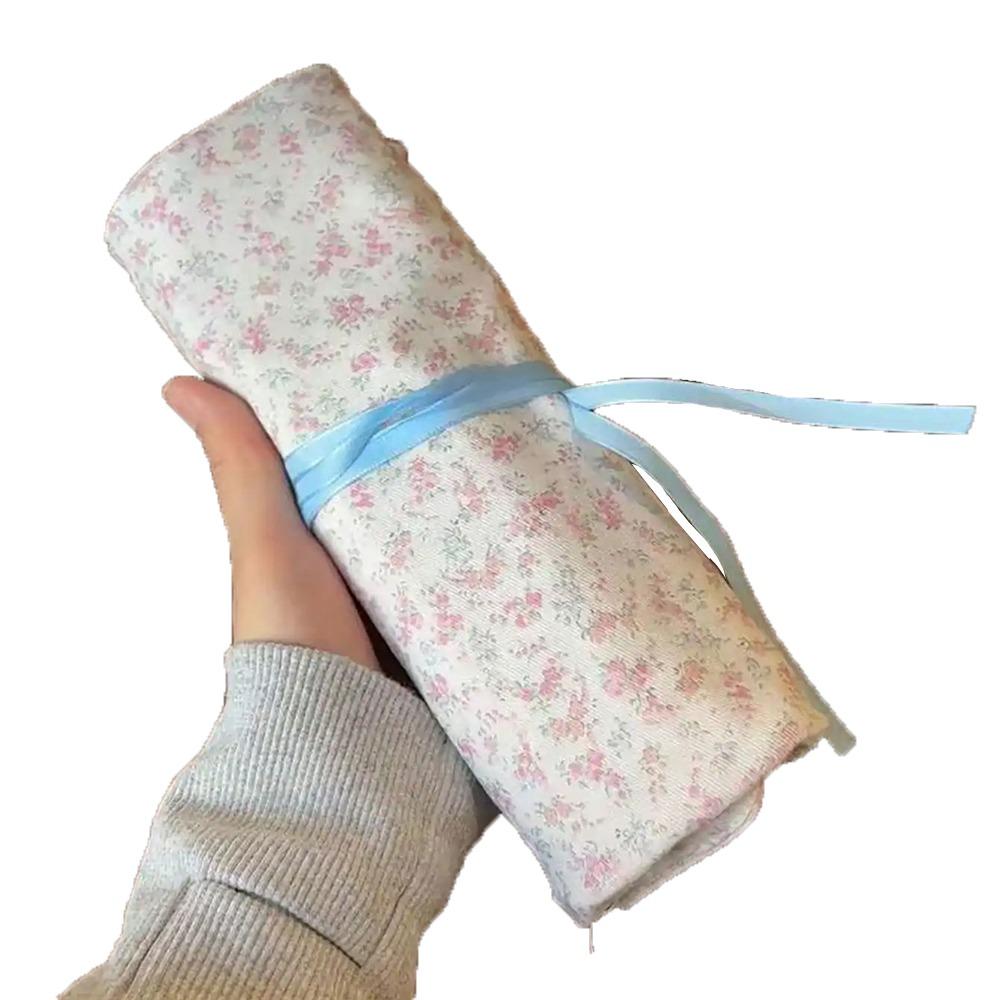 

Розовая сумка для кистей для макияжа, большая вместимость, органайзер для кистей для макияжа, косметичка, чехол для хранения