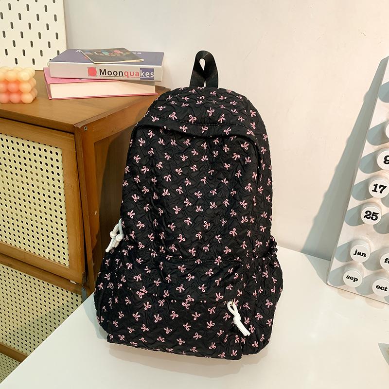 New schoolbag female college student commuting light backpack backpack large capacity bag high school senior sense