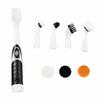 Electric Cleaning Brush with 5 Multi-Function Brushes, Easy Assembly, Battery-Operated, Shoe Brush, Ideal for Cleaning Bathtubs, Kitchens, Windows, an