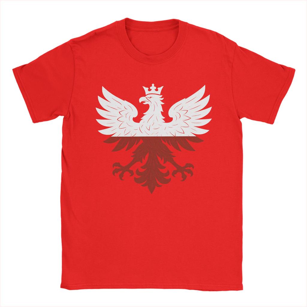 Poland Polska Eagle Flag T Shirts Unisexs Cotton Fashion Tshirts O Neck Tee Shirt Short Sleeve Clothes Gift Idea