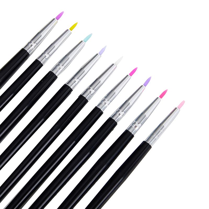 Silikon Make-up Pinsel Eyeliner Make-up Werkzeuge Nail Art DIY Nagel Pinsel Gesichtspinsel Beauty Make-up Pinsel