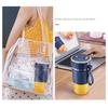 Electric Juicer Cup Handheld USB 1200mAh Battery Powered Washable Anti-corrosive Transparent 21000RPM Bottle with Lanyard