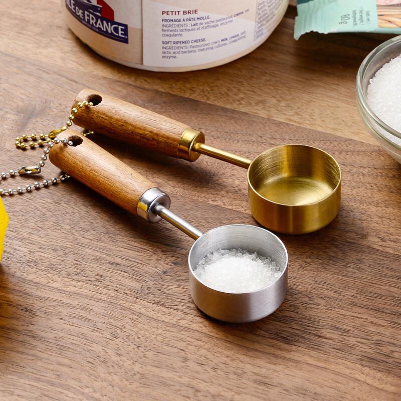 

MDNG 3-Piece Wooden Handle Mini Measuring Tool Set