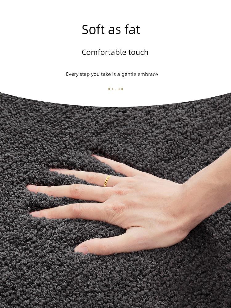 Bathroom Floor Mat for Home Use, Quick-Drying Absorbent Mat for Toilet Entrance, Non-Slip Foot Mat, Bathroom Carpet, Door Mat