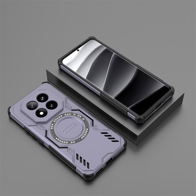 Pouzdro pro Redmi Note 14 Pro Plus Magnetická Adsorpce Bezdrátové Nabíjení Kryt Redmi Note 14 Pro Pouzdro pro Redmi Note 14 Pro Plus Pouzdro