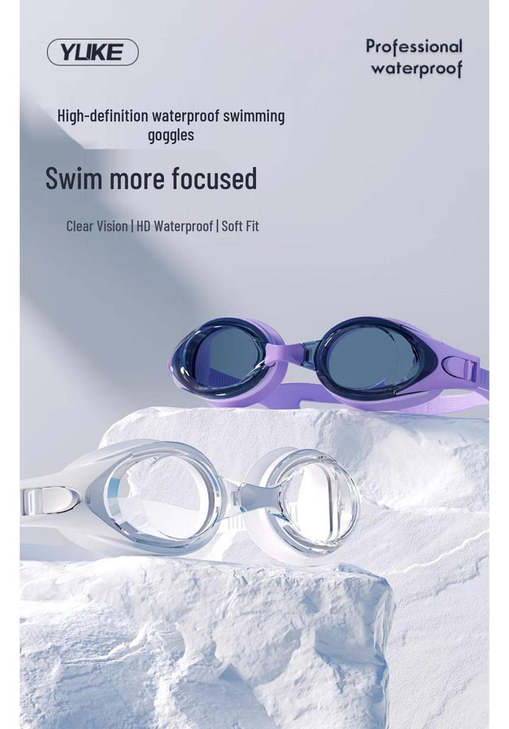 HD Anti-Fog Waterproof Swimming Goggles & Cap - Unisex Adult 2025 Summer Edition