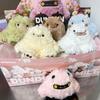 Latest Momotoy Dundun Monster Family Series Plush  Keychain Backpack Decoration Doll Trendy Toys  Birthday Present