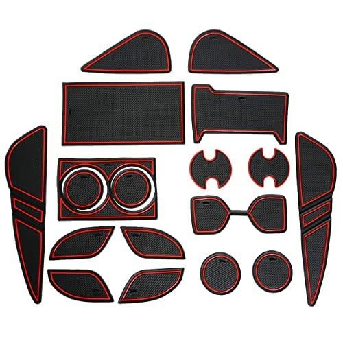 

Auovo Специальный коврик в карман для Toyota Harrier 80 серии, резиновый коврик Terrier [MXUA8# AXUH8# R2.06] красный